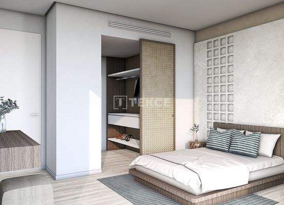 Apartments in a Complex with Private Beach in Gazimağusa