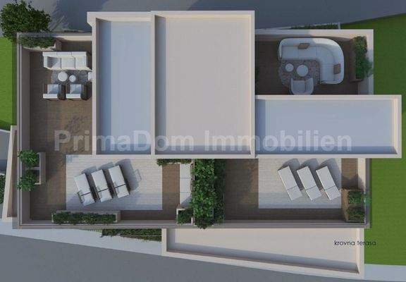 Grundriss Dachterrasse