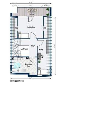 Wohnung 2 Dachgeschoss