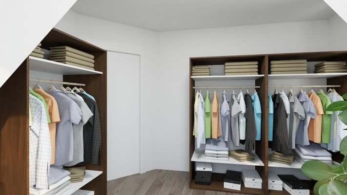 Renovierungsbeispiel großes Zimmer modern