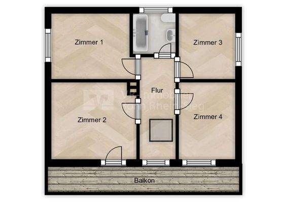 Grundriss Obergeschoss
