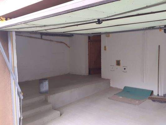 Blick in die Garage