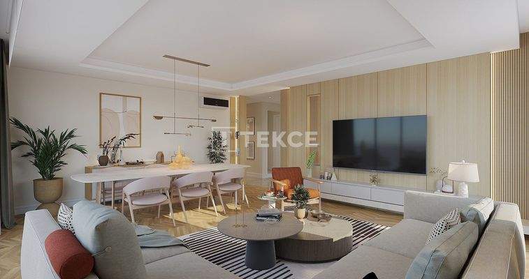 Apartments in İstanbul within a Complex with Facilities