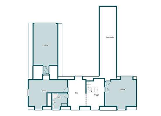 Grundriss Skizze Obergeschoss