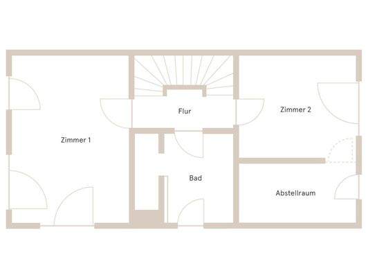 Obergeschoss_Grundriss_160 m² Ruhepol_rechte Hälft