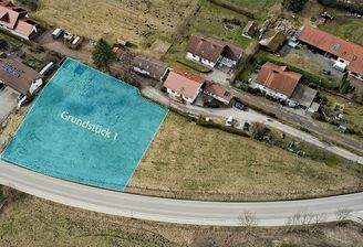 Baugrundstück Nr. 1 - Vogelperspektive