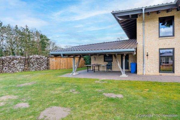 Überdachter Terrassenbereich