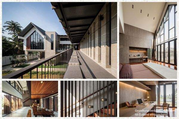 Glas, hohe Räume & viel Licht