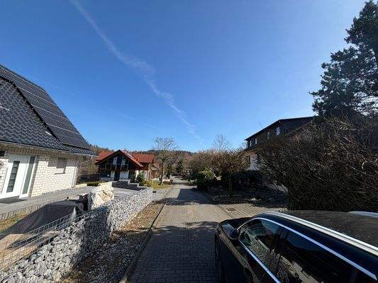 Ansicht Erschließungsstraße