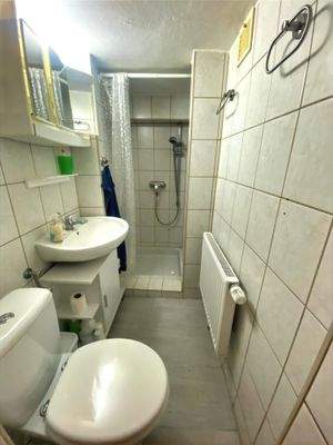 WC mit Dusche im EG