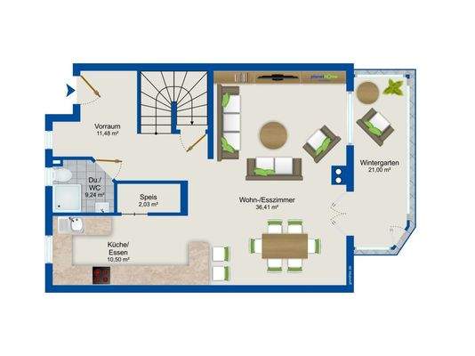 Grundriss Erdgeschoss