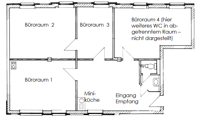 Büroeinheit Nr. 1