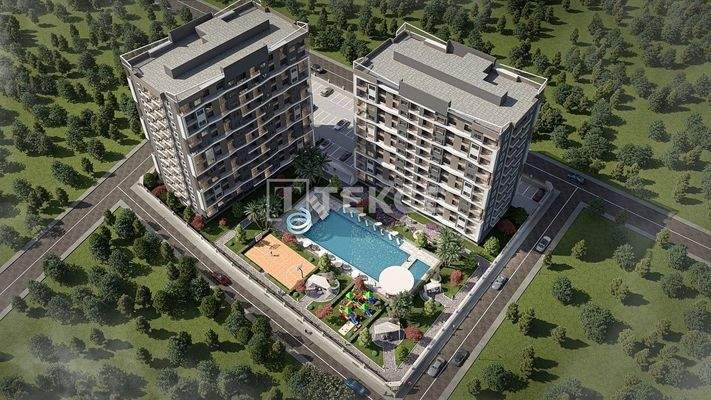 Flats in a Complex with Extensive Social Amenities in Mersin Mezitli