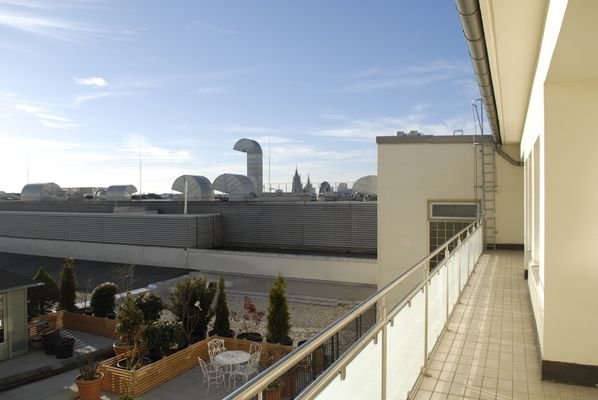 terrasse, blick nach süd-westen