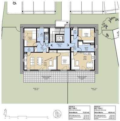 EG Übersicht Haus A