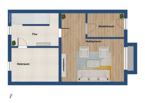 Grundriss Untergeschoss