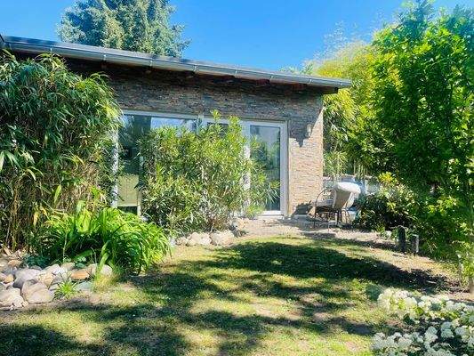 Gartenansicht - Anbau