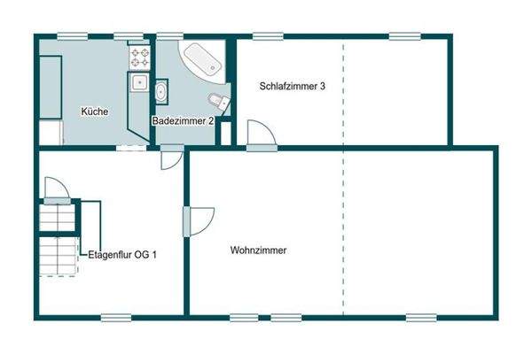 Grundriss Skizze OG
