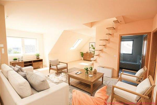 Wohn- und Esszimmer KI generiert