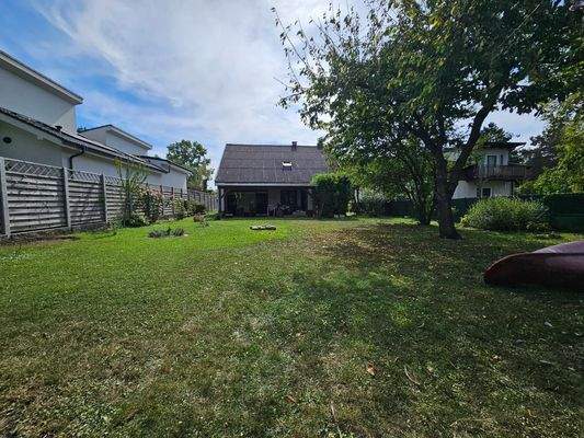 Garten Ansicht auf Haus