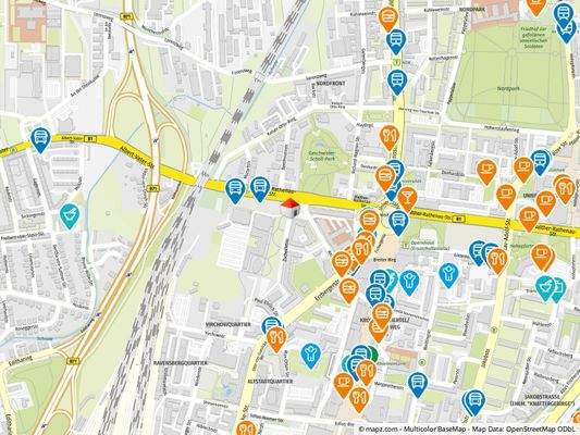 Geolyzer Kartenausschnitt