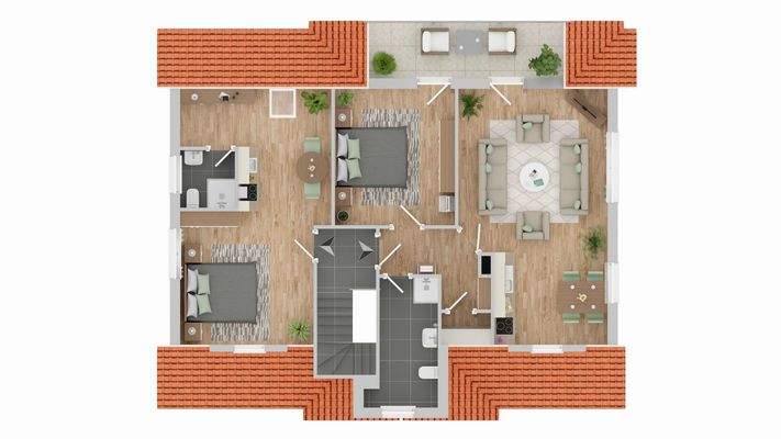 Grundriss Dachgeschoss