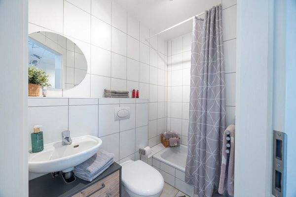 Duschbad im Erdgeschoss