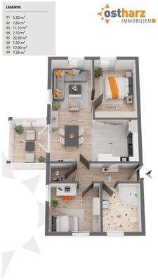 Grundriss 1.OG links