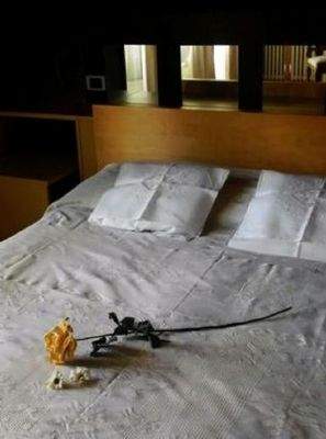 Eines von zwei Schlafzimmern