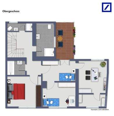 Obergeschoss Grundriss