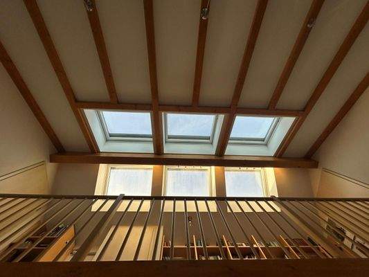 Dachfenster im Wohnzimmer