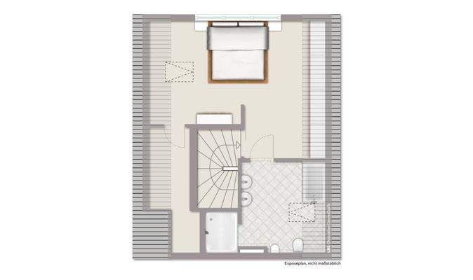 Grundriss Spitzboden