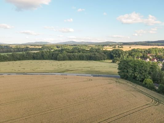 Grundstück mit Blick ins Oberlausitzer Bergland