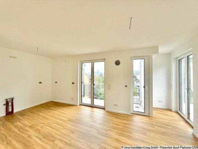 Gemütliche Stadtwohnung mit 3 Balkonen, Kamin und atemberaubenden Blick über Jena - Foto 1