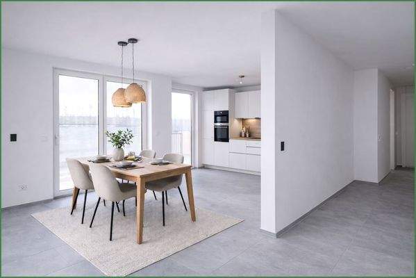 Küche eingerichtet - KI generiert