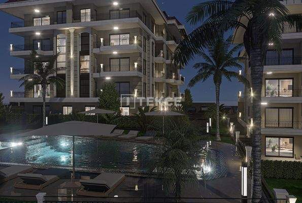 Apartments 700 m from the Sea in Alanya Kestel
