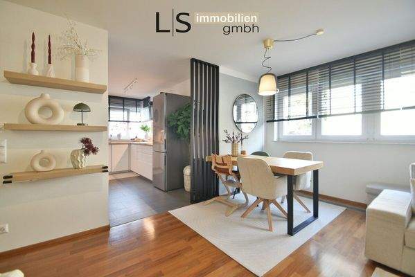 Küchen-/ und Essbereich