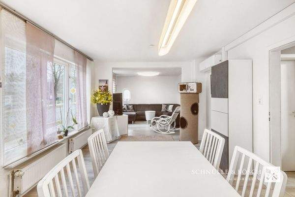 Ruhige Farben machen diesen Bereich zum Wohlfühlort