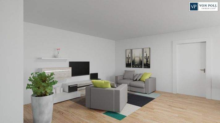 Ansicht Wohnen / Essen / Kochen