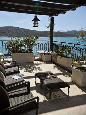 Kreta, Schisma Eloundas: Luxusvilla am Meer mit Pool, Gästehaus, Privatstrand und 5-Sterne-Hotelservice zu verkaufen