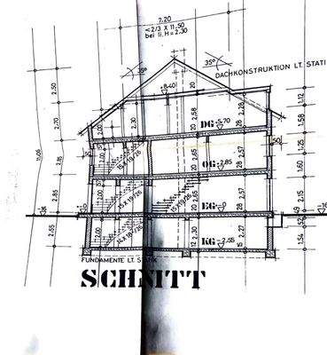 Schnitt-Zeichnung Scheideweg