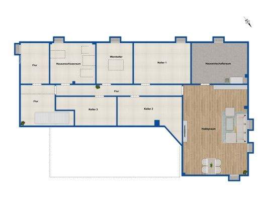 Grundriss Untergeschoss