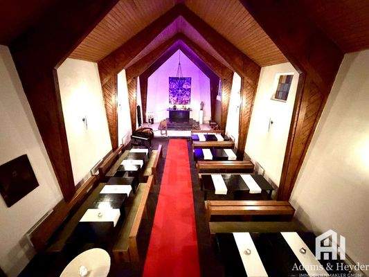 Blick von Lounge Dämmerung