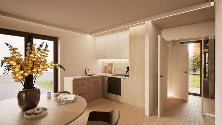 Offener Wohn- und Essbereich