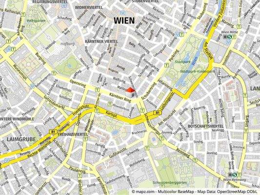 Geolyzer Kartenausschnitt