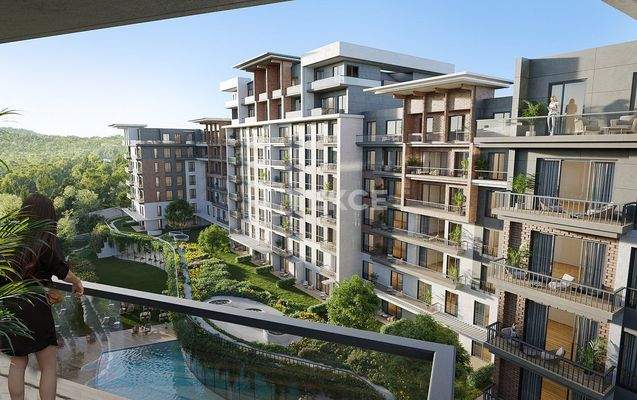 Flats in a Social Complex with Lake Views in Kocaeli