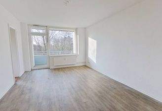 Ansicht I: Wohn- und Esszimmer