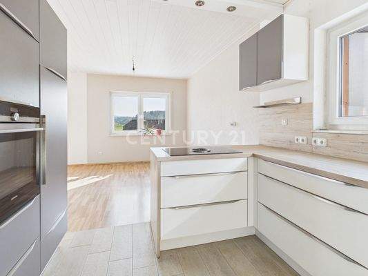 Offene Küche zum Wohnbereich