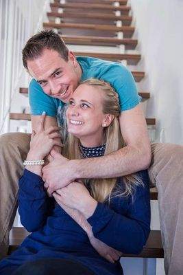 glückliche Bauherren