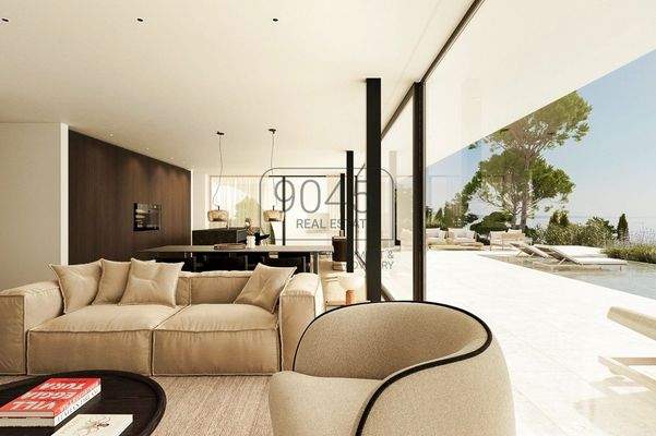 Moderne Neubauvilla mit Infinity-Pool und Seeblick in privilegierter Lage von Garda
